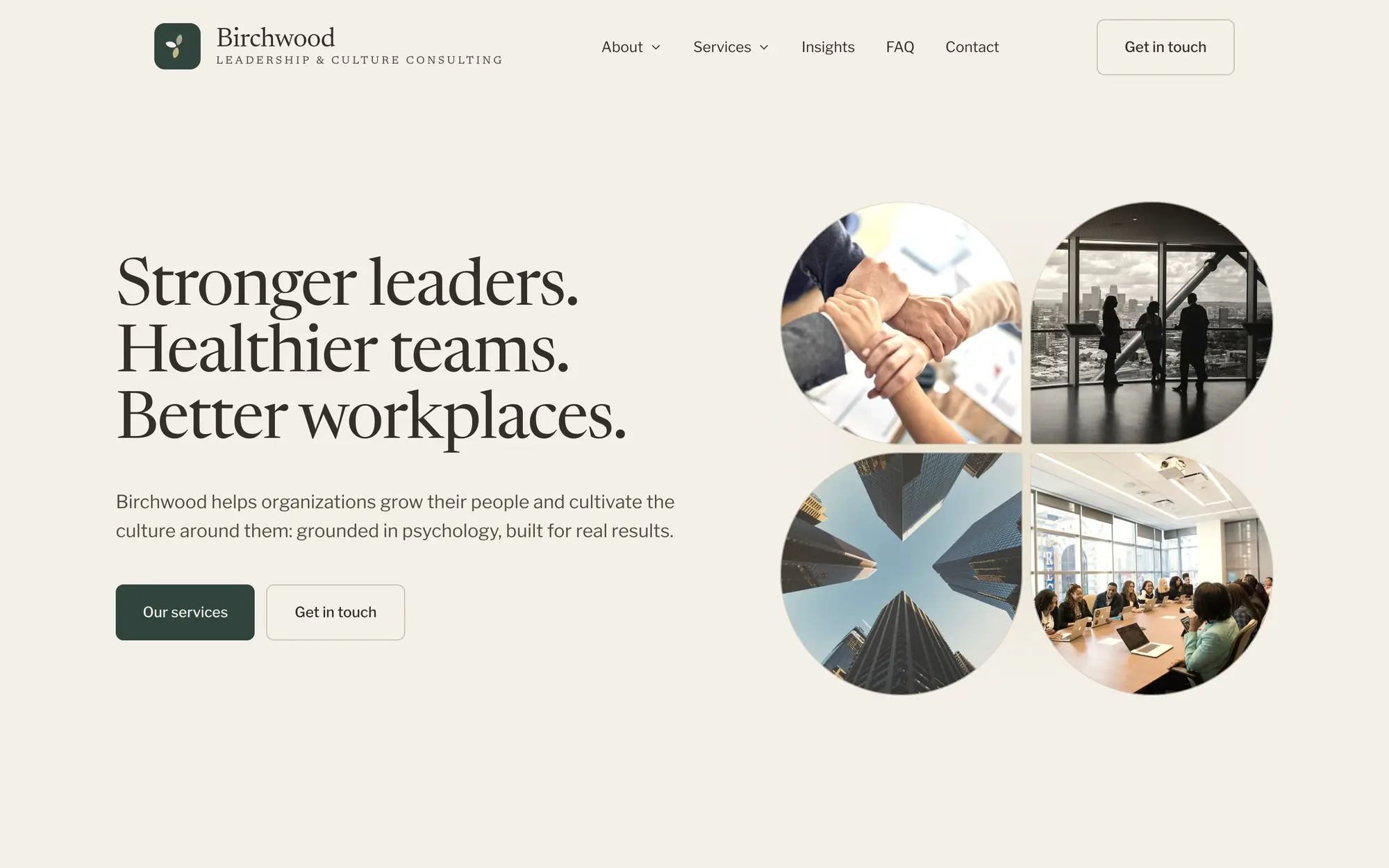 Birchwood Leadership homepage