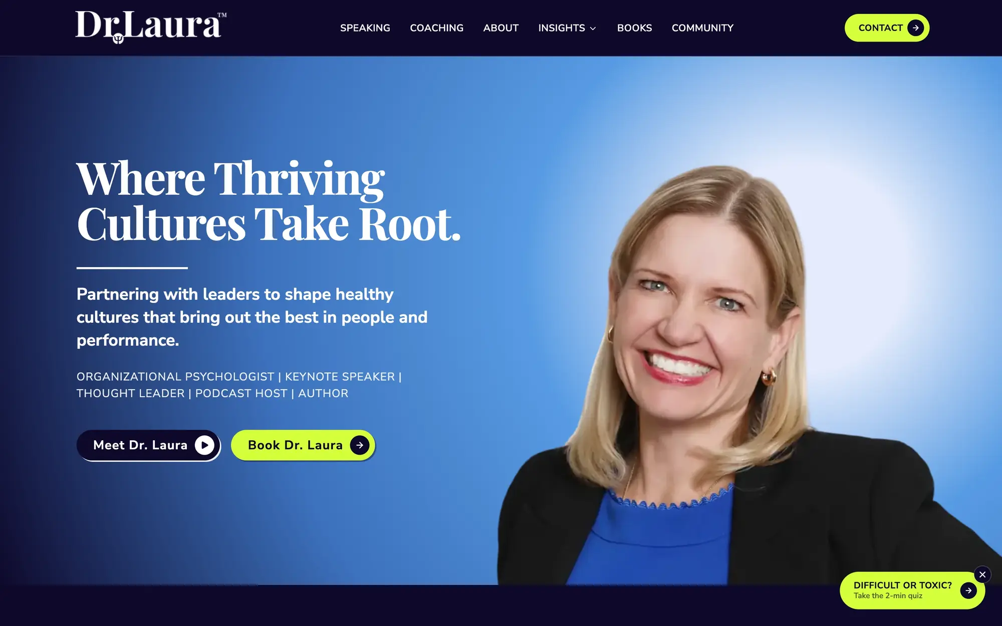 Dr. Laura homepage