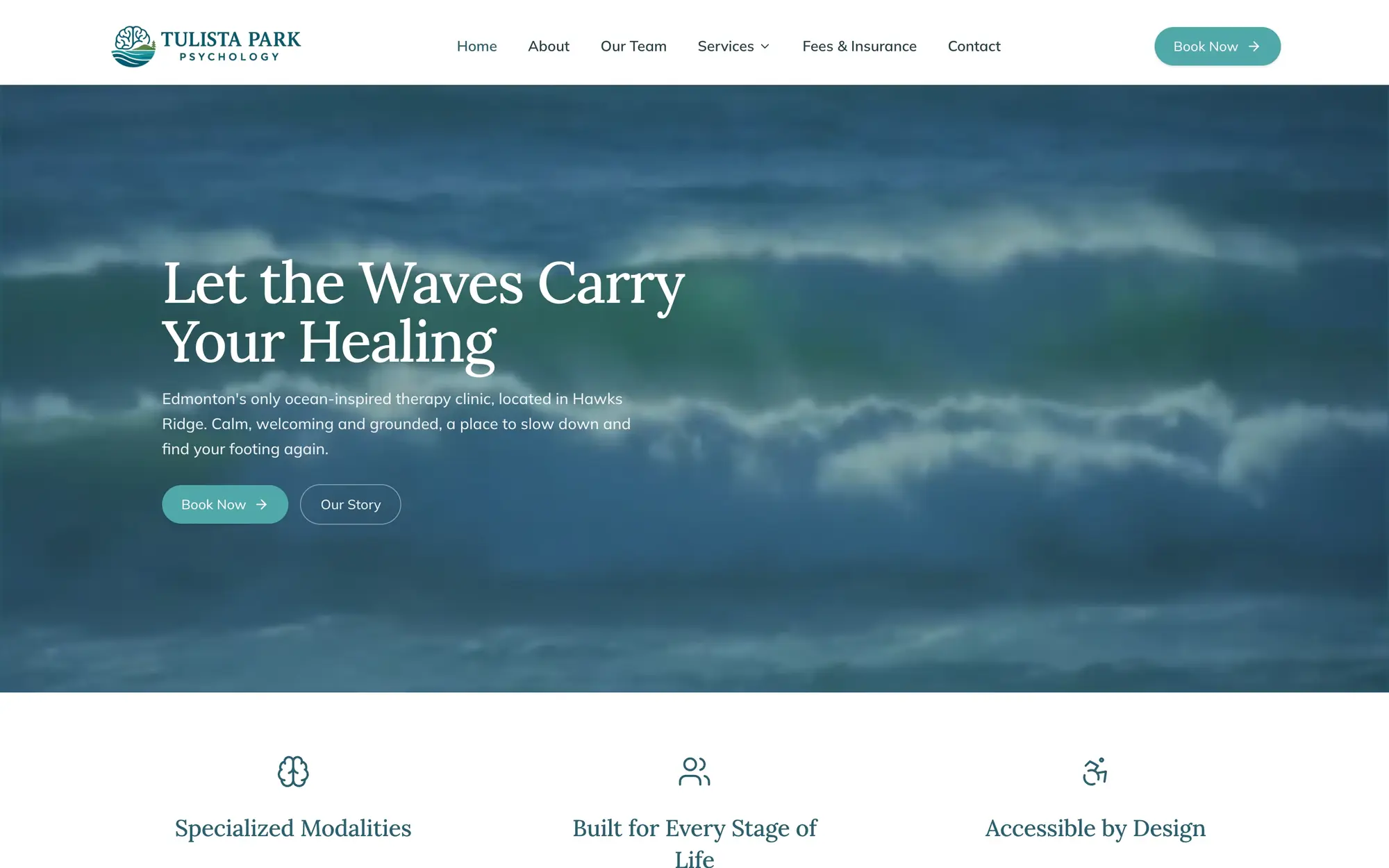 Tulista Park Psychology homepage
